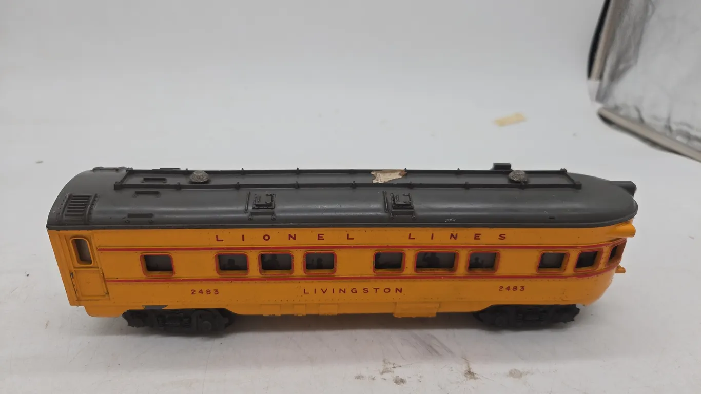 Vintage lionel lines, livingston number 2483 passenger car