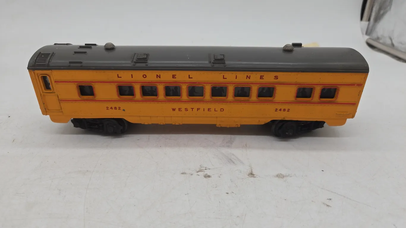 Vintage lionel lines, number 2482 westfield passenger car