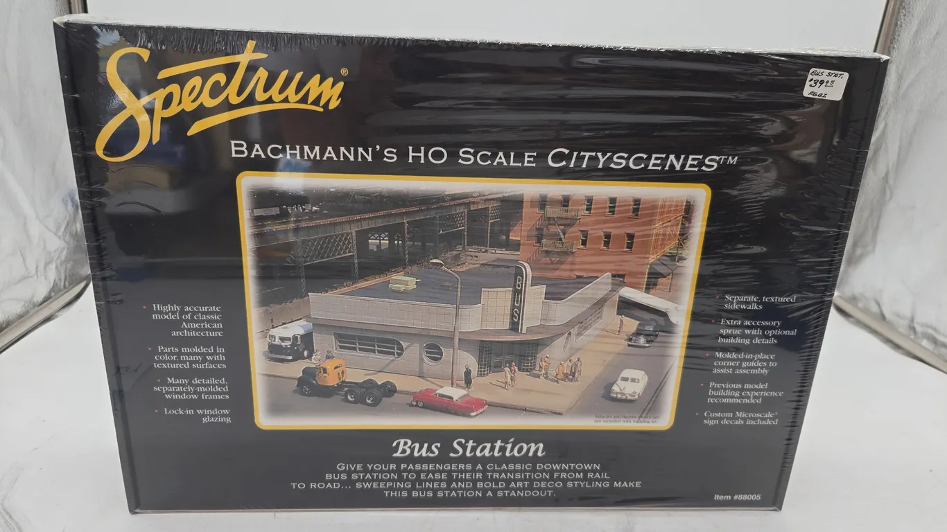 Vintage spectrum.Bachman's city scenes bus station, new inbox