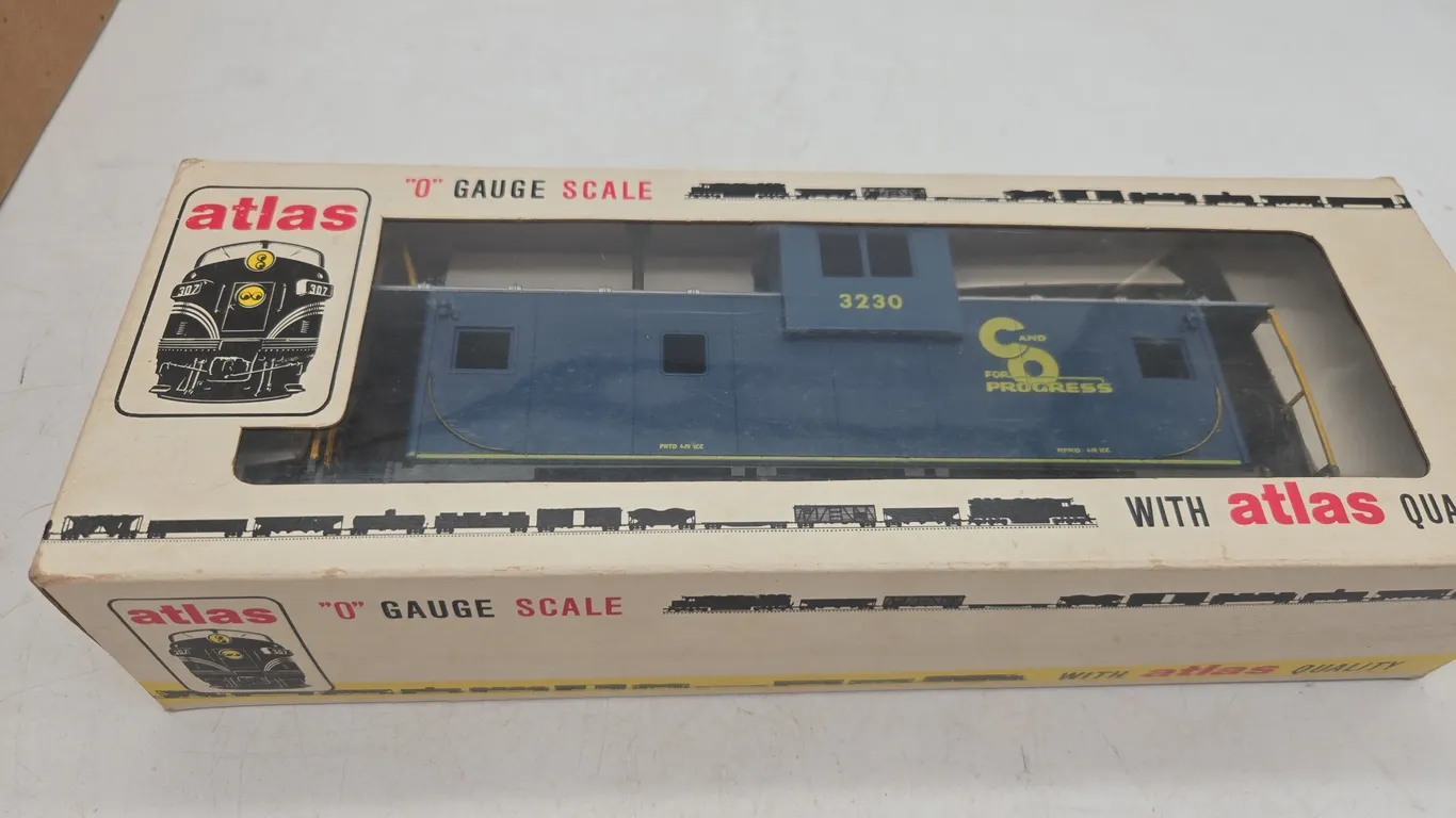 Vintage atlas, chesapeake and ohio.Number 6233 caboose new inbox