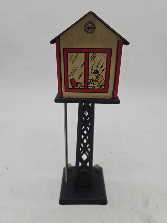 Vintage marxs number 413 switchman tower