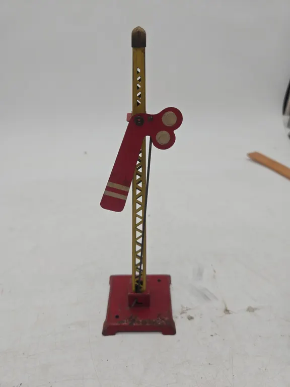 Vintage marks brand number 438.
Railroad signal