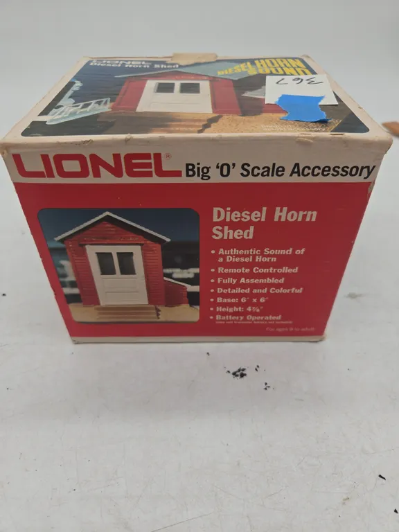 Vintage lionel diesel hornshed.Number 62127 new inbox
