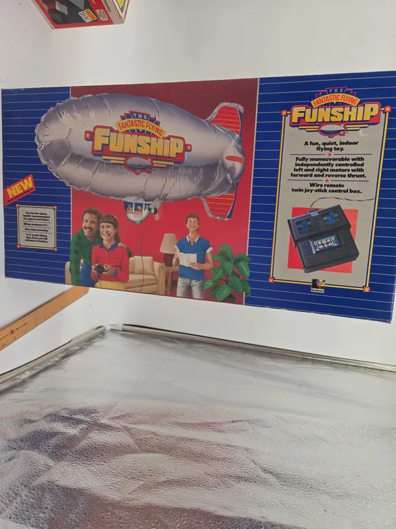 Vintage, the fantastic remote controlled flying fun ship, new inbox