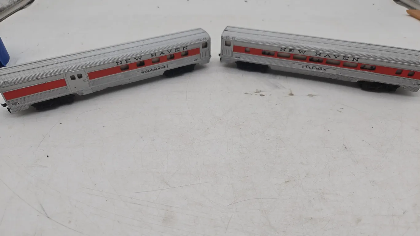 Vintage athern new haven pullman passenger cars