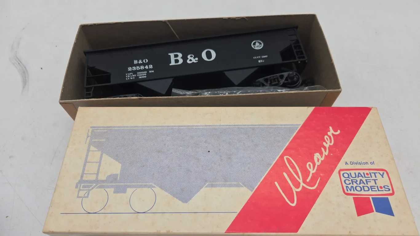 Vintage weaver brand baltimore and ohio coal car number 901 new inbox