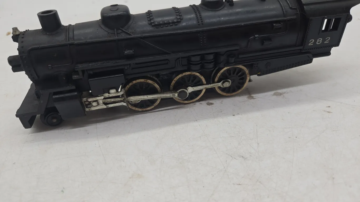 Vintage american flyer, number 282 steam locomotive