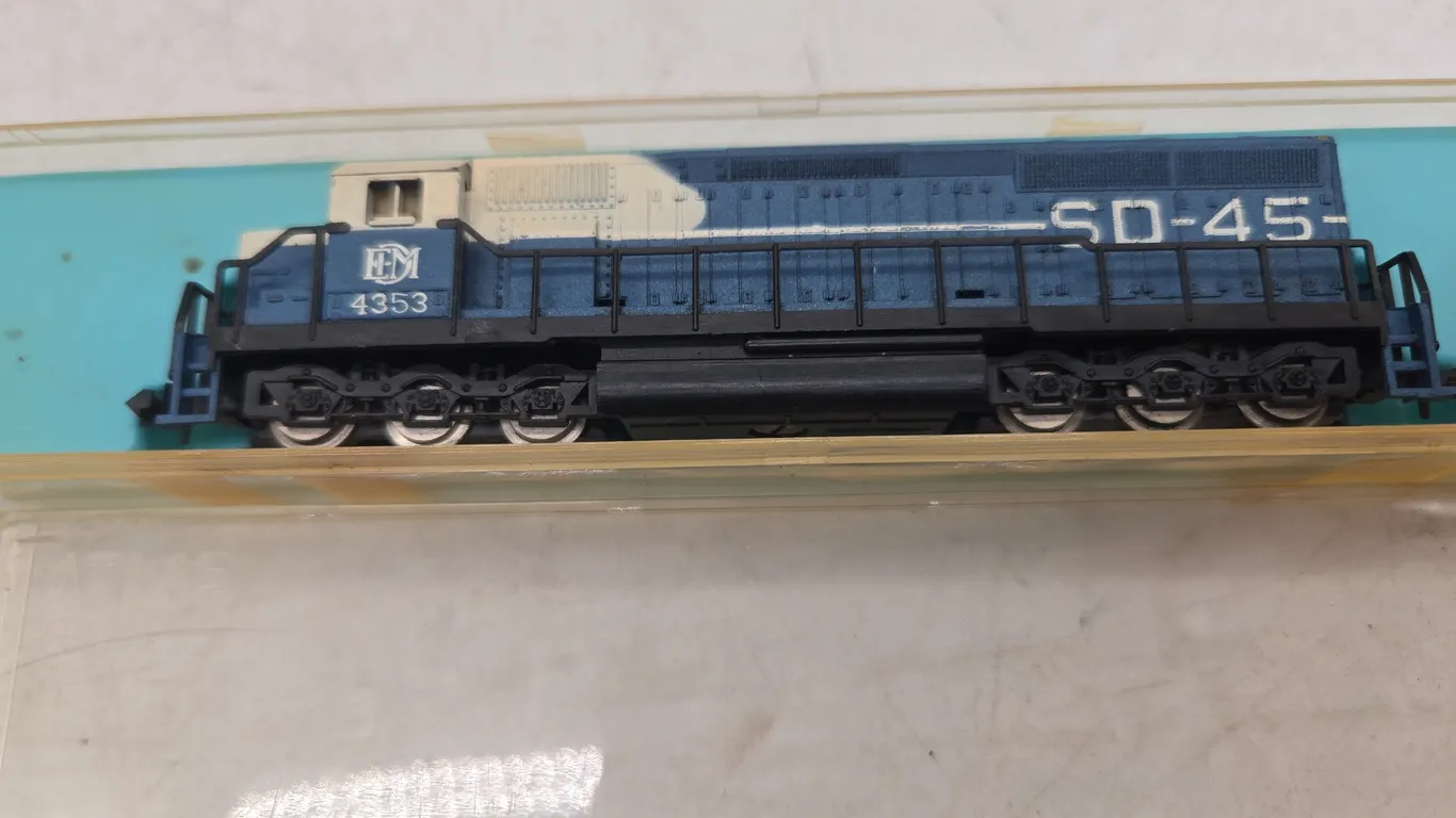 Vintage atherne in scale number 4345 diesel locomotive