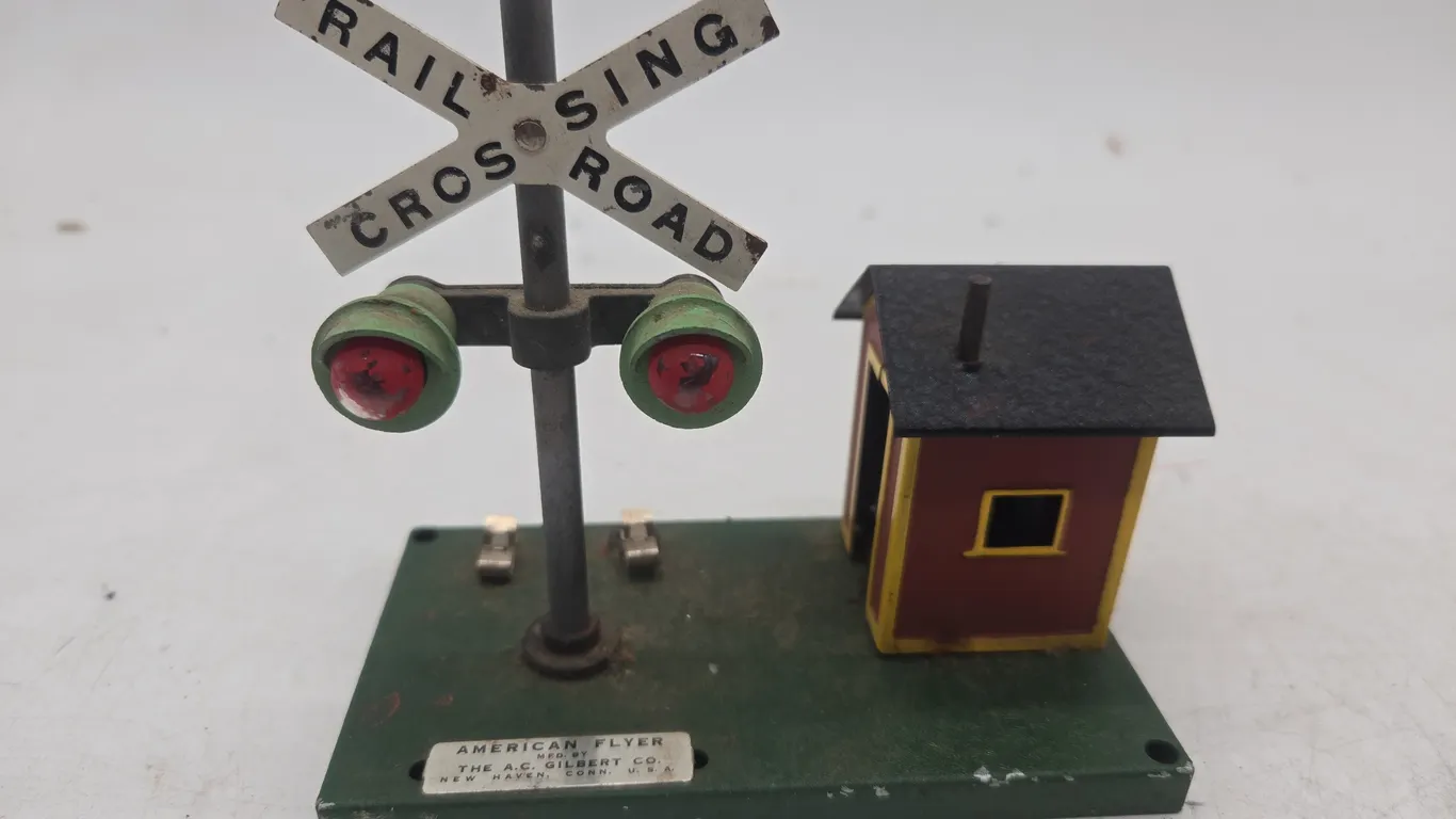 Vintage american flyer belle danger signal