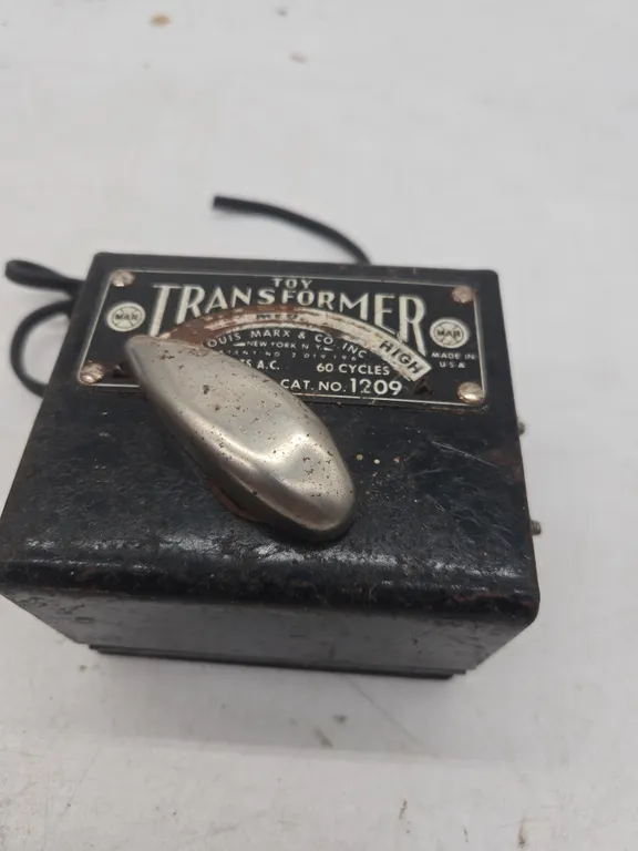 Vintage marxs brand train toy transformer