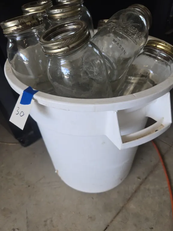Assorted Canning jars