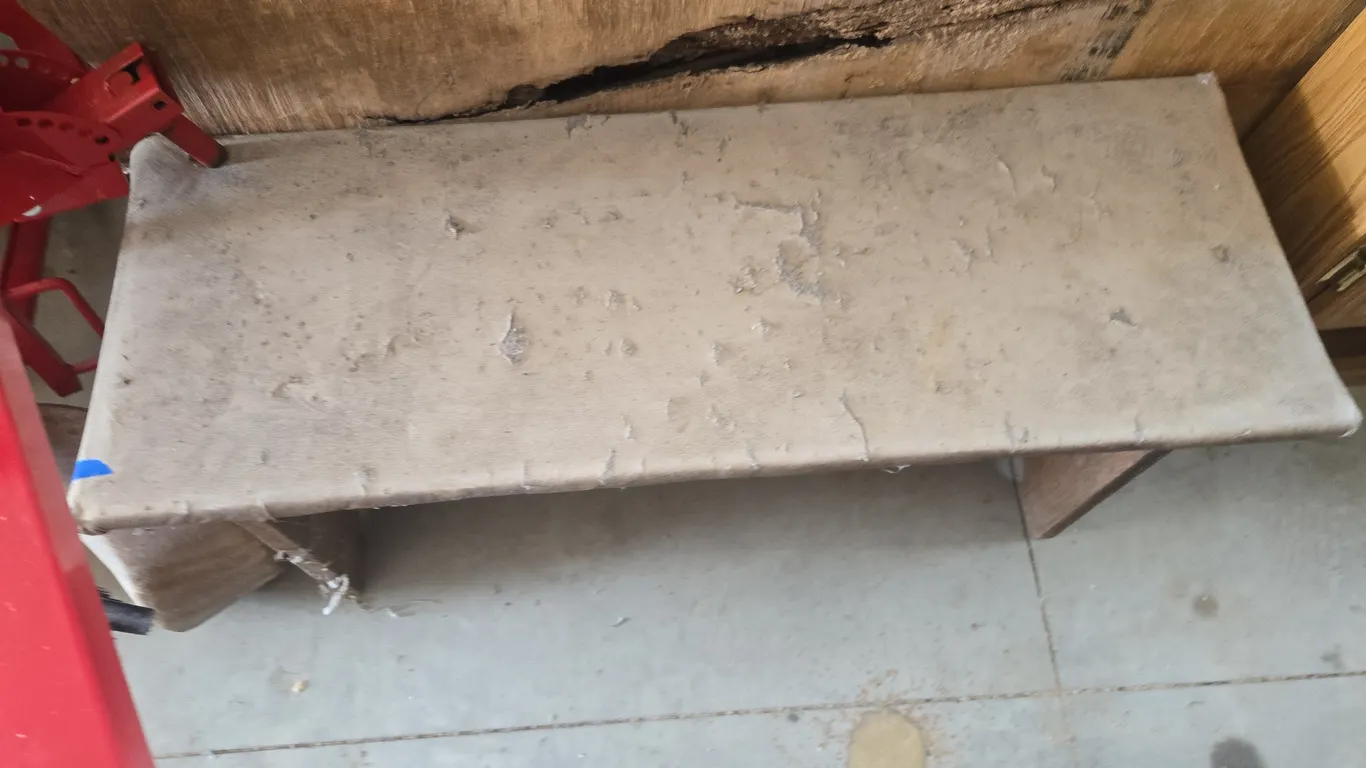 Vintage 36 inch wooden bench