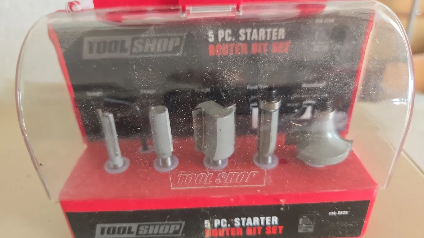 5 piece router bit set
