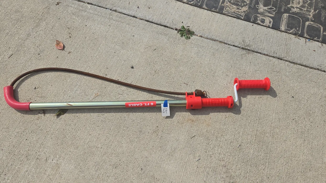 Ridgid brand 6 ft cable toilet snake
