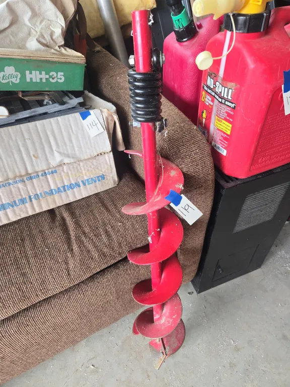 Harbor frieght 6 inch metal earth auger bit