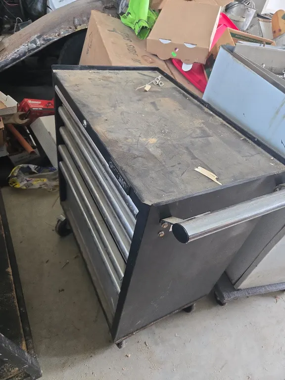 Husky brand rolling metal toolbox base