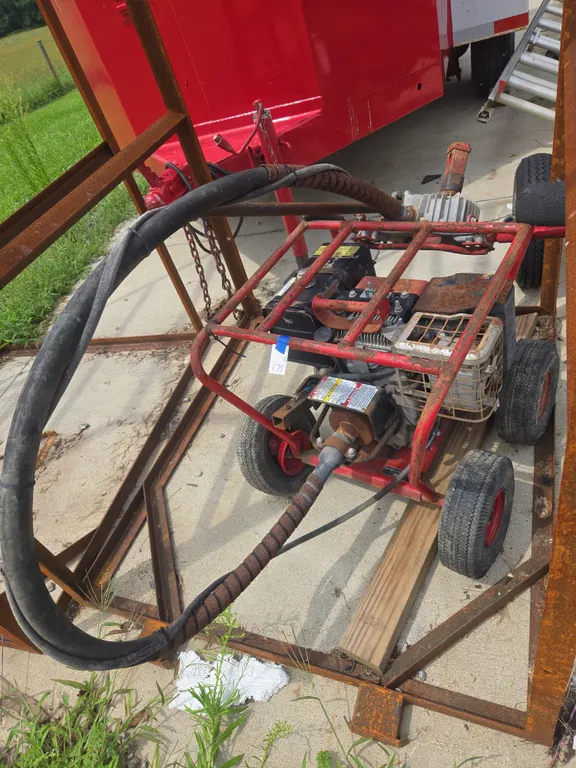 Little beaver gasoline flex drive posthole digger. 8 horse briggs and stratton motor.