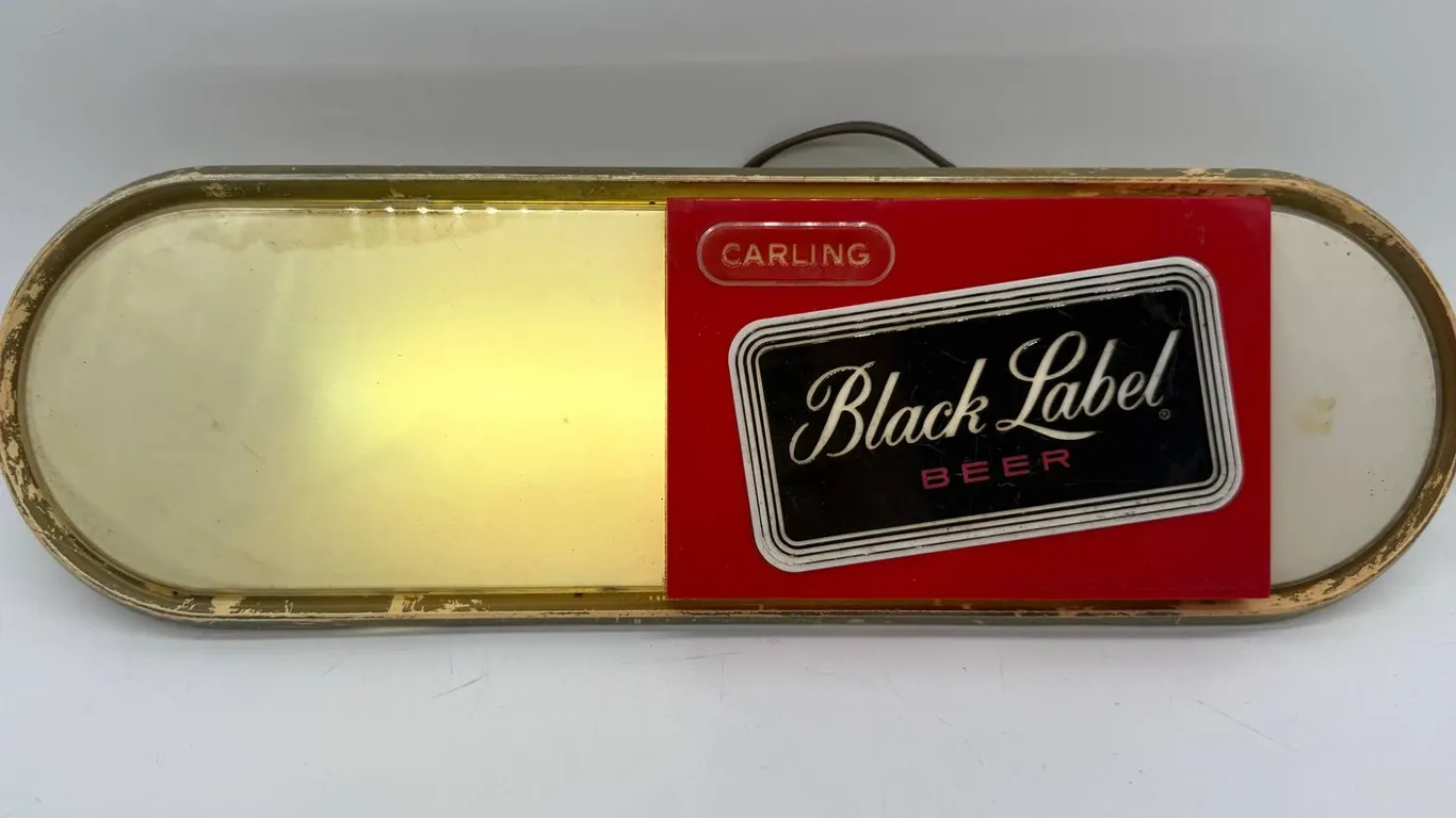 Carling Black Label Beer Lighted Sign