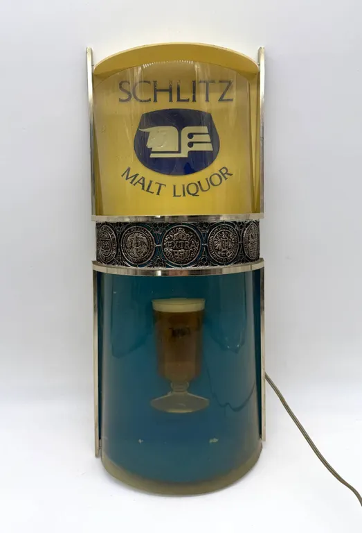 Schlitz Malt Liquor Illuminated Beer Light