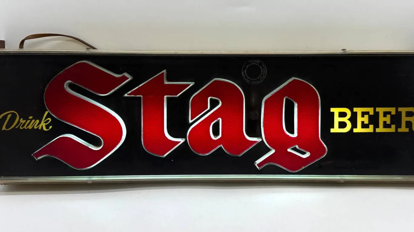 Stag Beer Lighted Sign