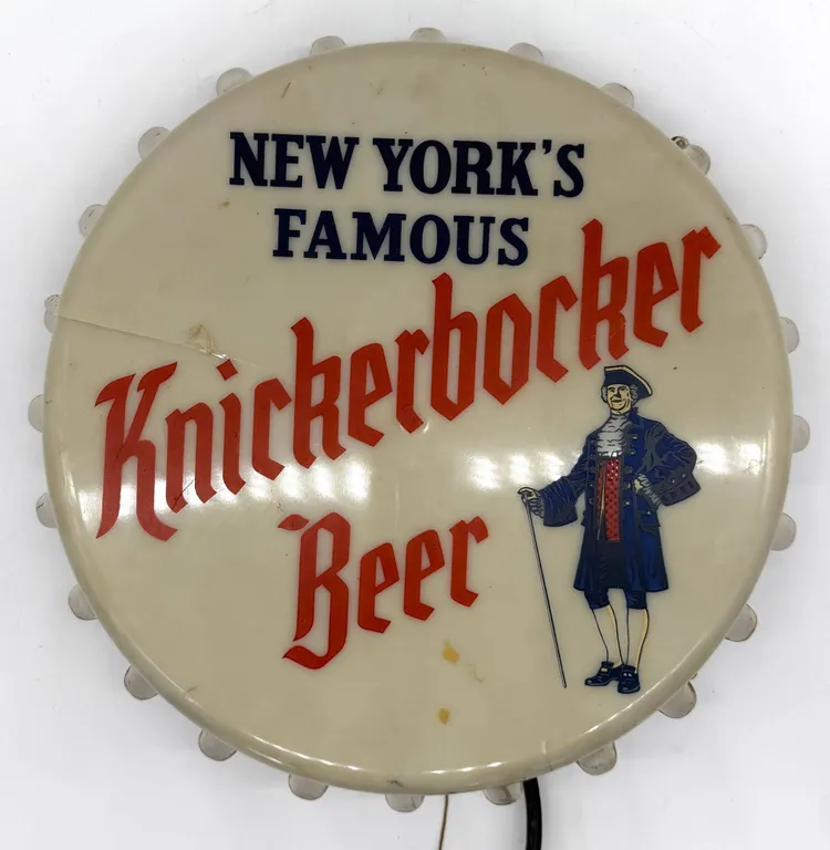Knickerbocker Beer Lighted Advertising Sign