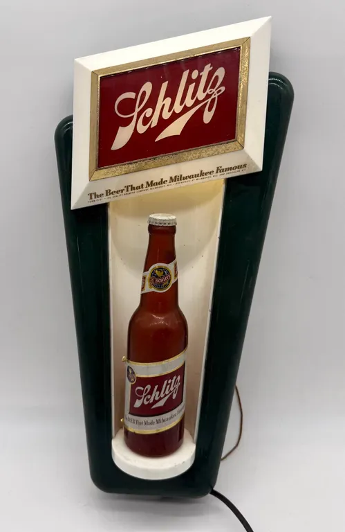Schlitz Beer Lighted Wall Sign