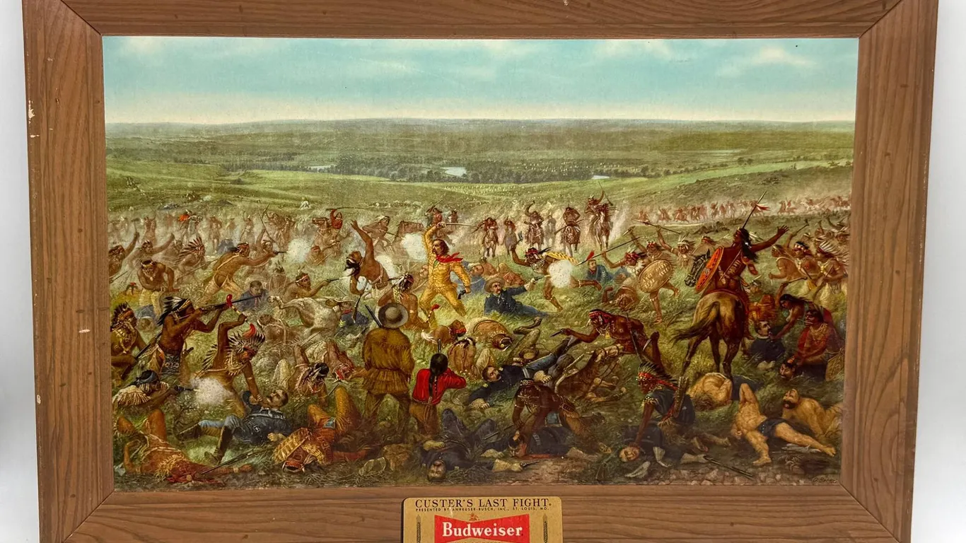 Custer's Last Fight Budweiser Print