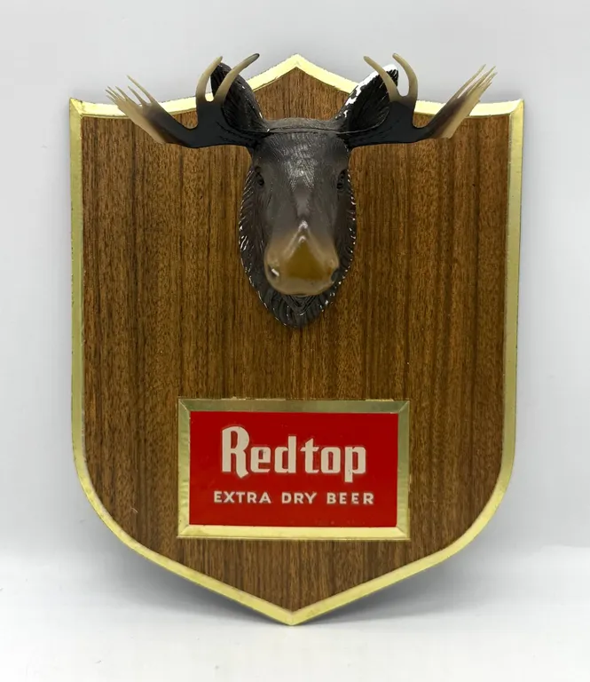 Redtop Extra Dry Beer 3D Moose Wall Sign