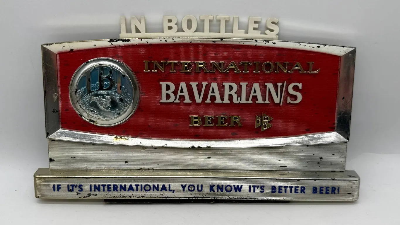 International Bavarians Beer Advertising Sign