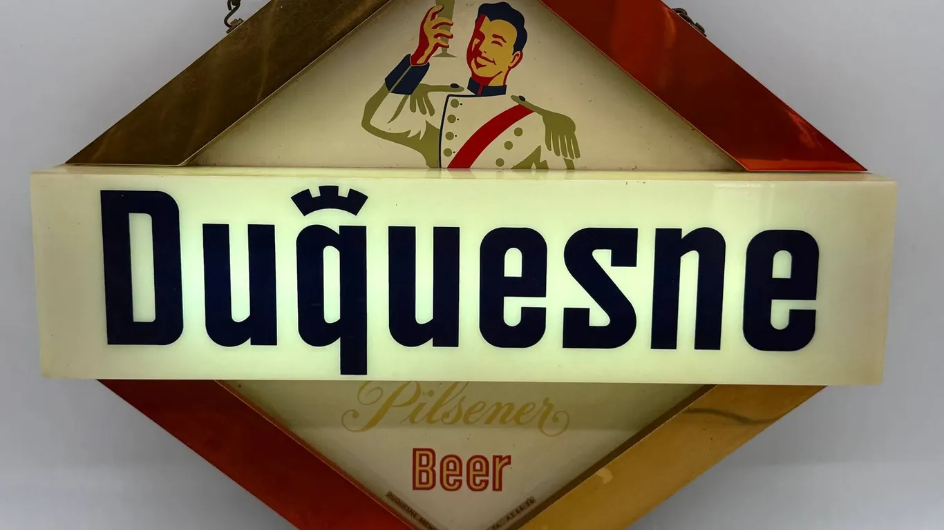 Duquesne Pilsener Beer Lighted Sign