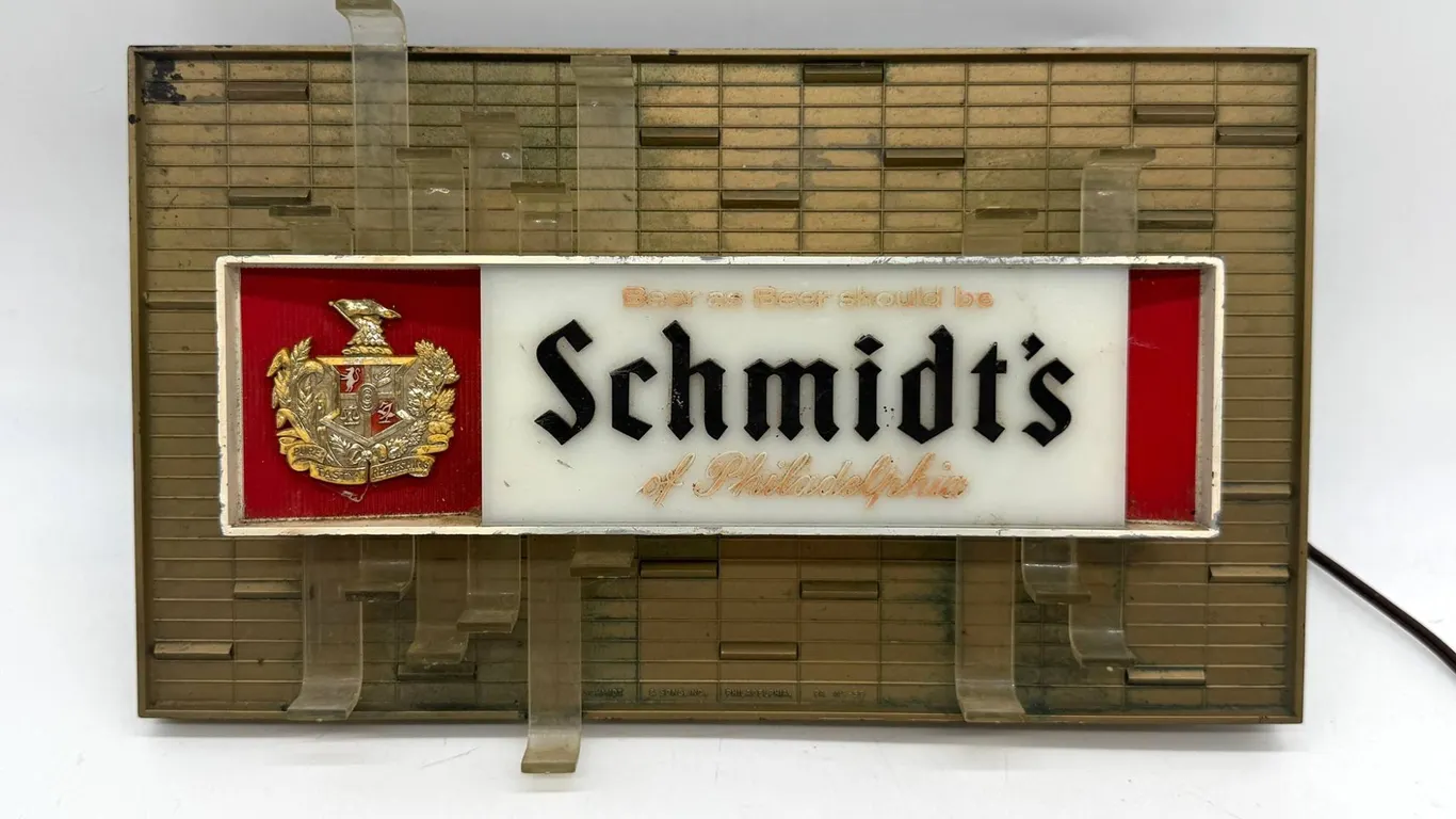 Schmidt's of Philadelphia Beer Light Sign