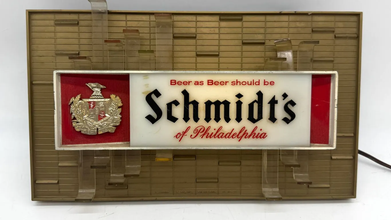 Schmidt's of Philadelphia Beer Light Sign