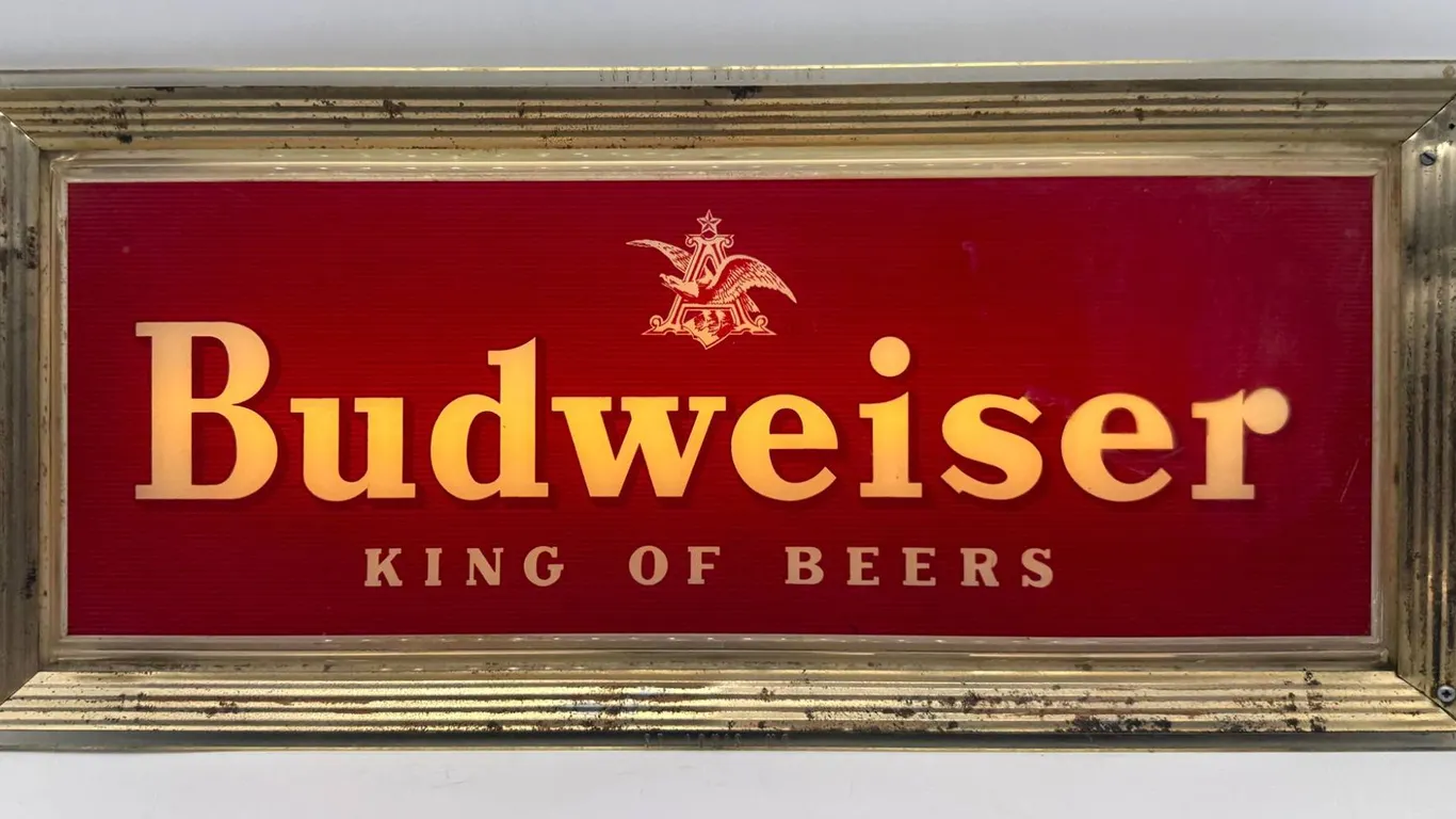 Budweiser Beer Lighted Sign