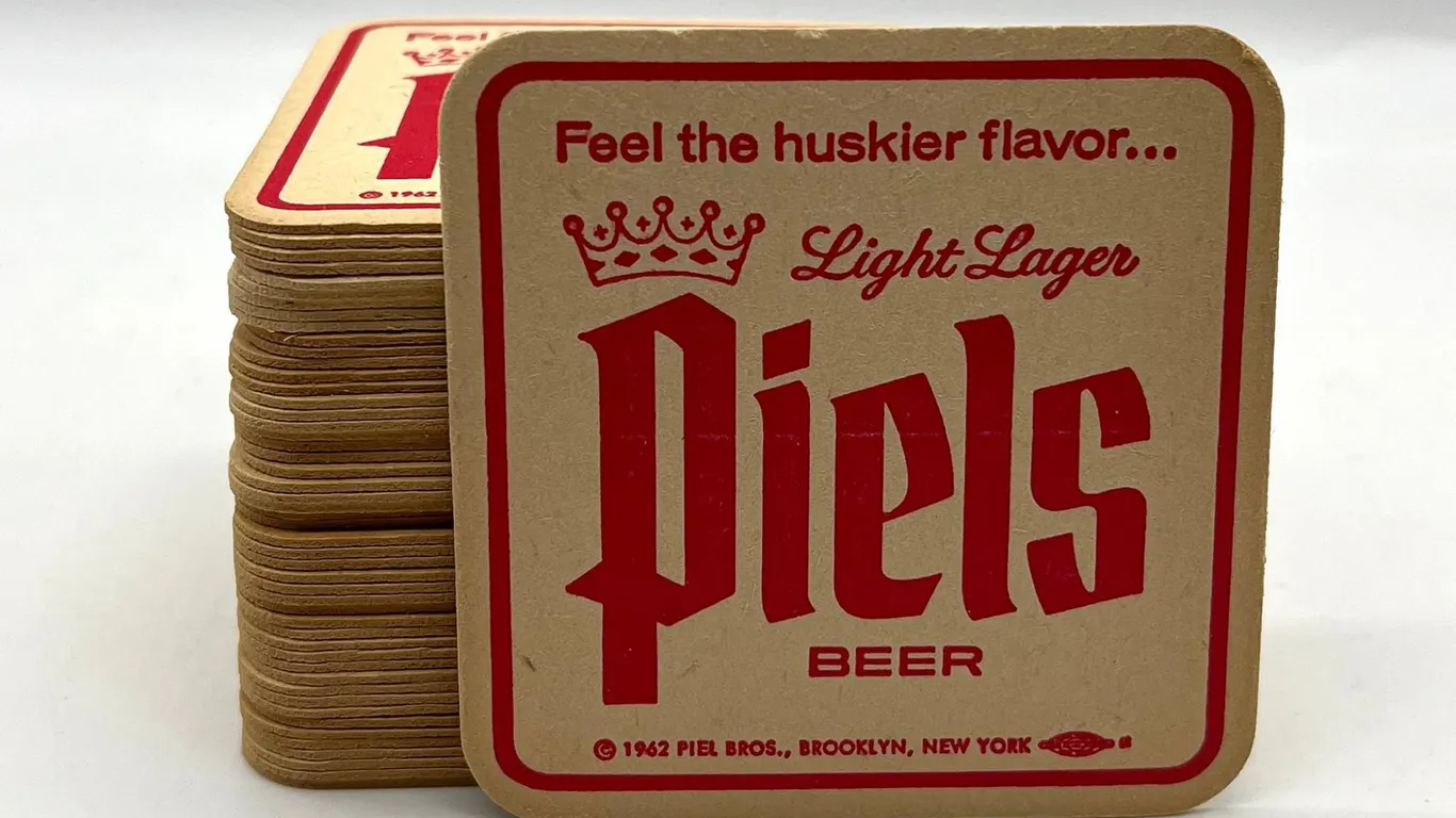 50 Piels Light Lager Beer Coasters