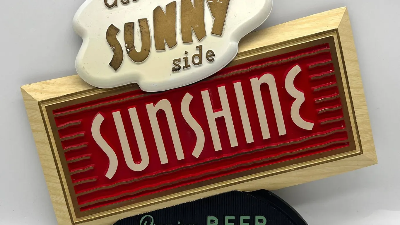 Sunshine Premium Beer 3D Wall Display Sign