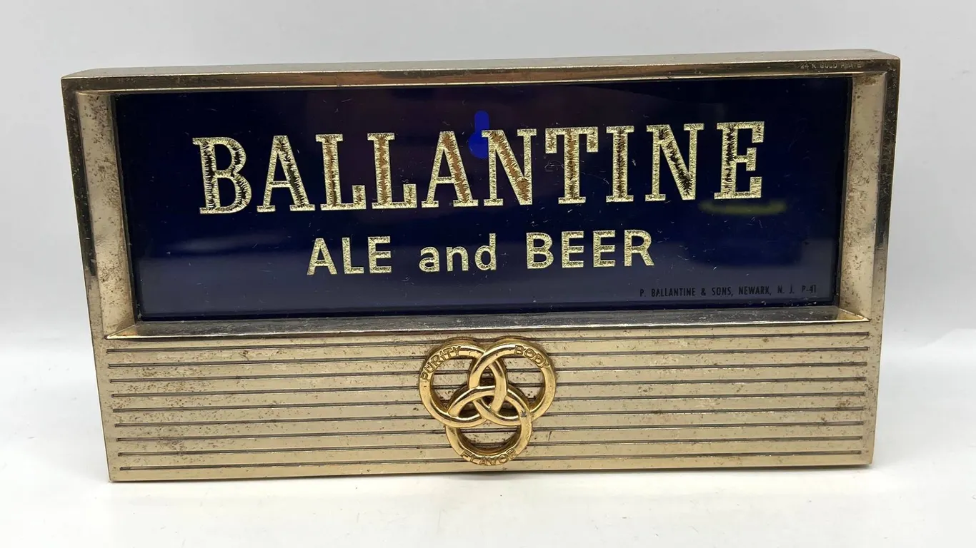 Ballantine Ale and Beer Advertising Sign