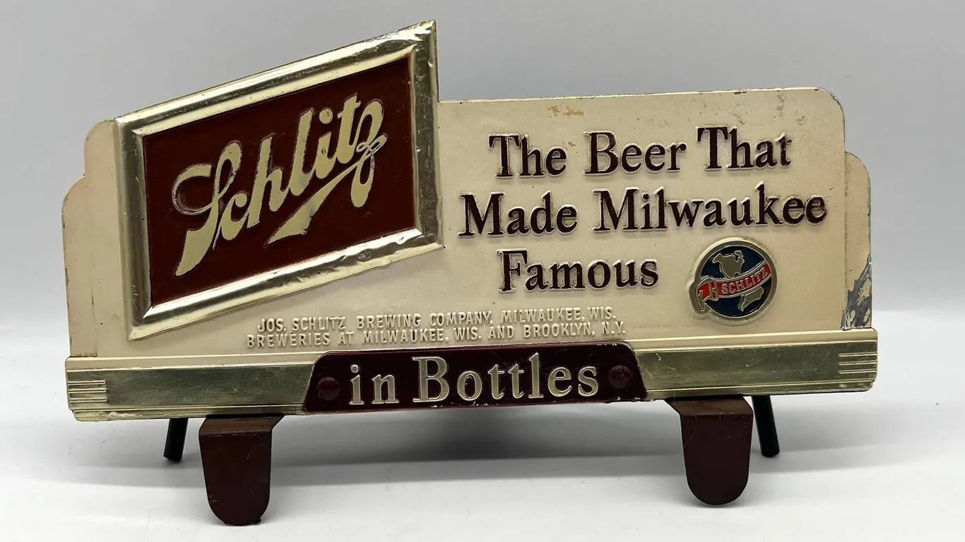 Schlitz Beer Sign by Kirby Cogeshall Stenall