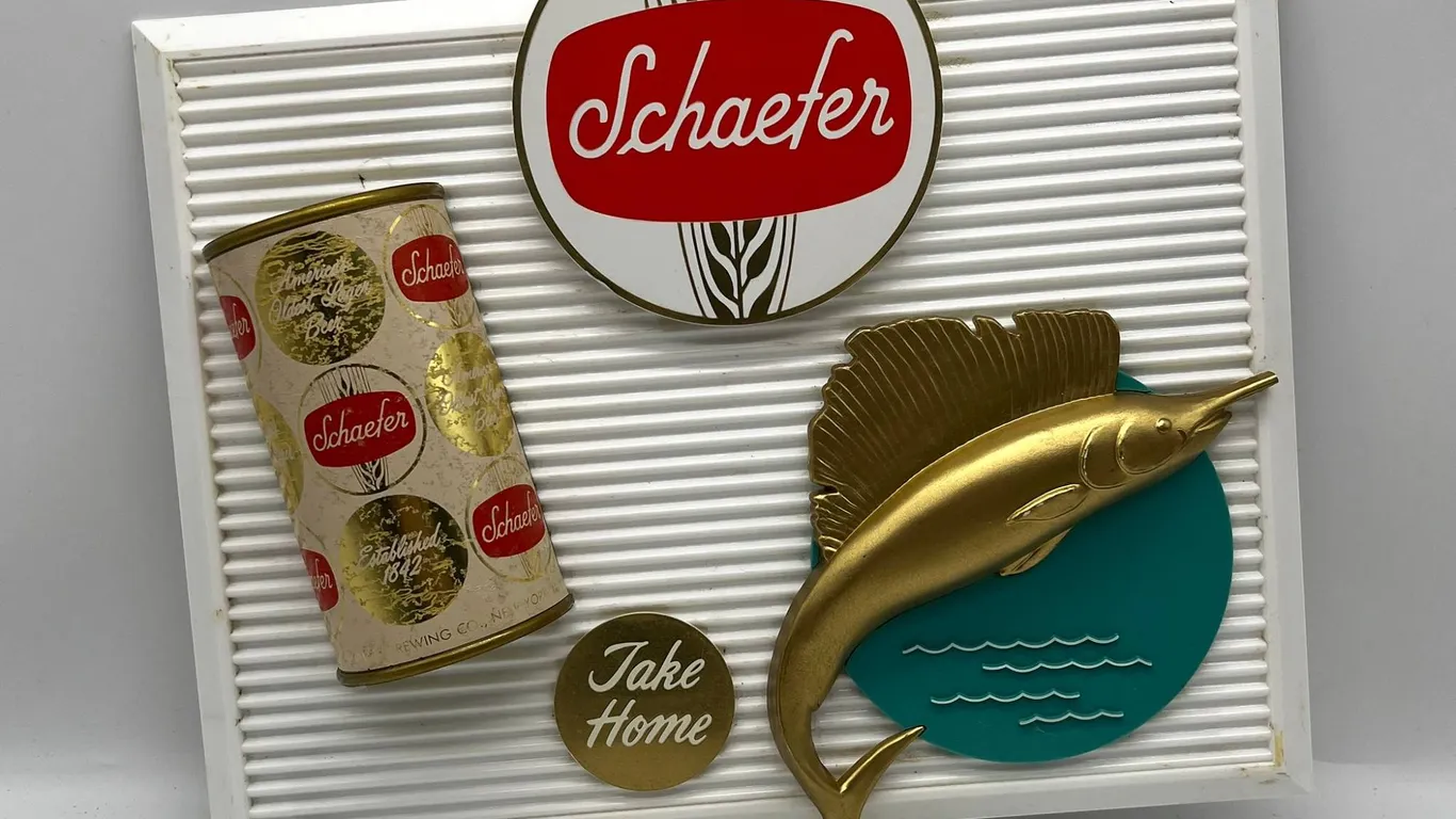 Schaefer Beer Advertising Wall Sign