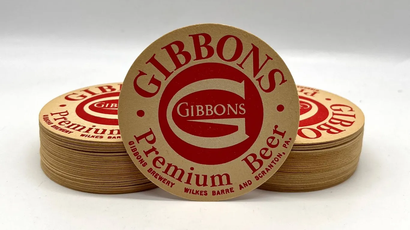 50 Gibbons Premium Beer Coasters