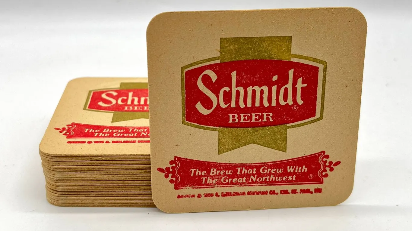 Schmidt Beer Cardboard Coasters Set of 25