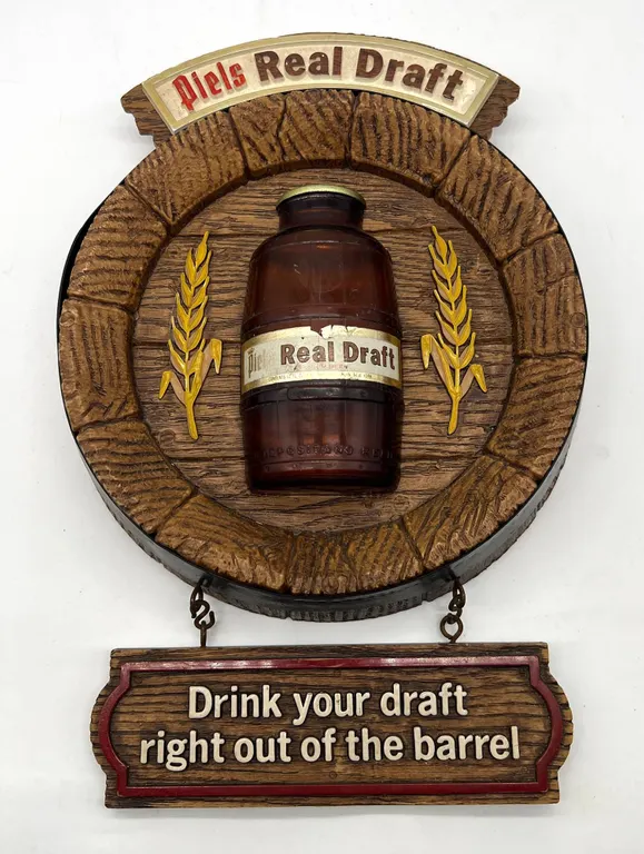 Piels Real Draft Beer Wall Sign