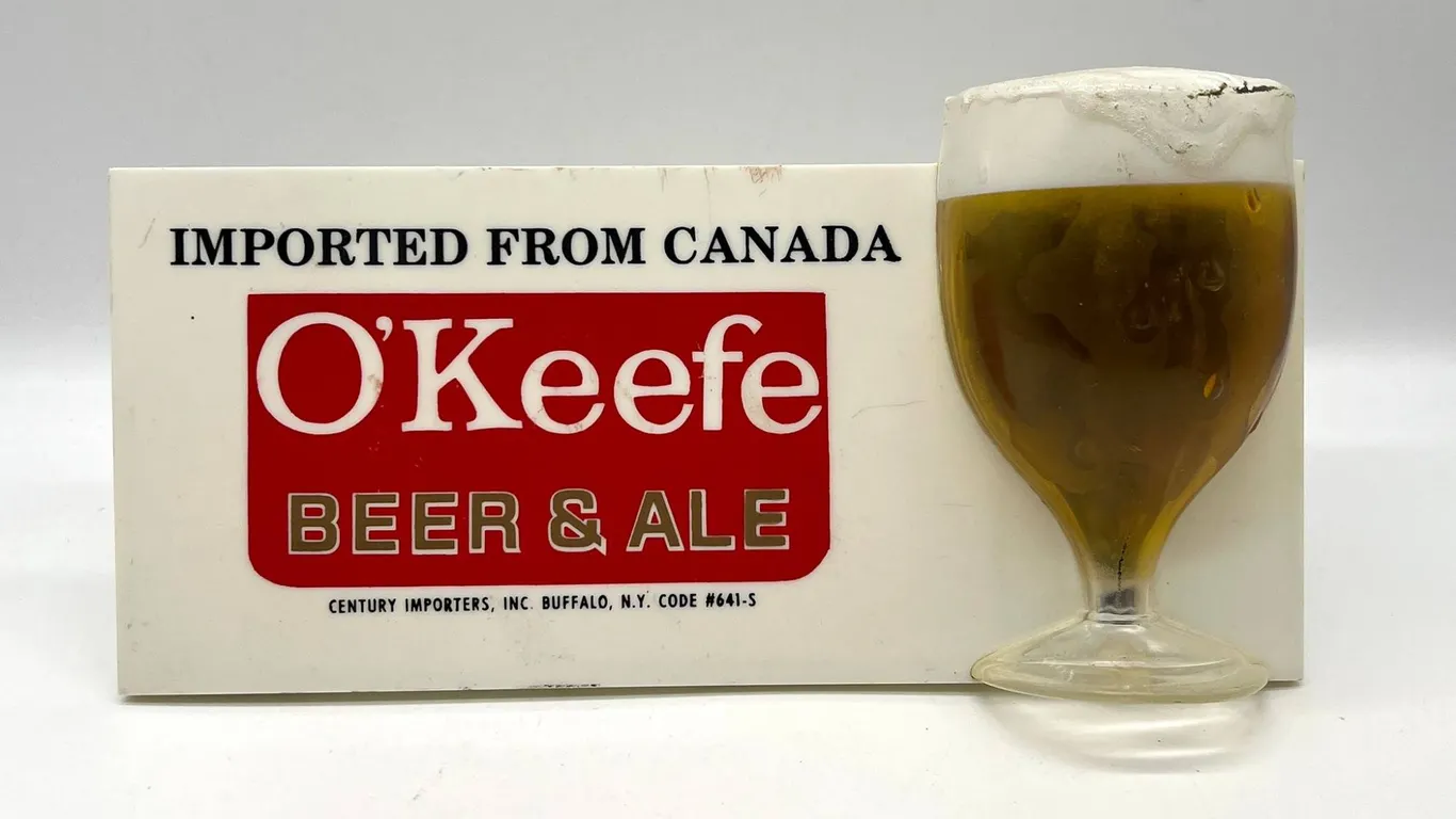 O'Keefe Beer & Ale Plastic Bar Caddy