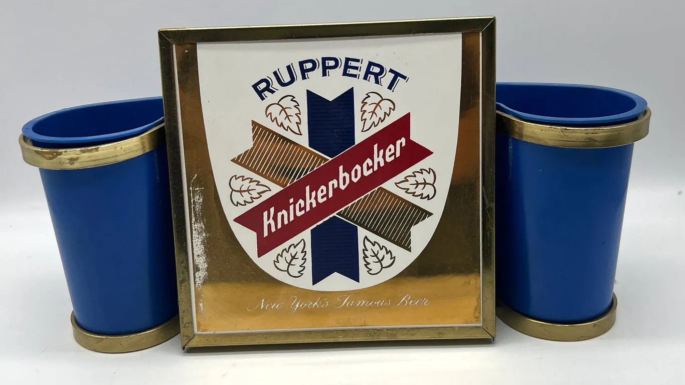 Ruppert Knickerbocker Beer Bar Caddy Holder