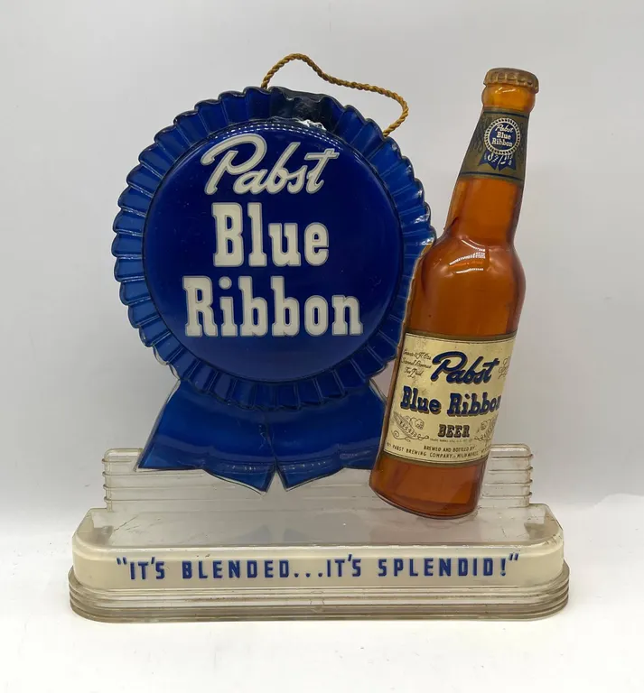 Pabst Blue Ribbon Beer Advertising Display