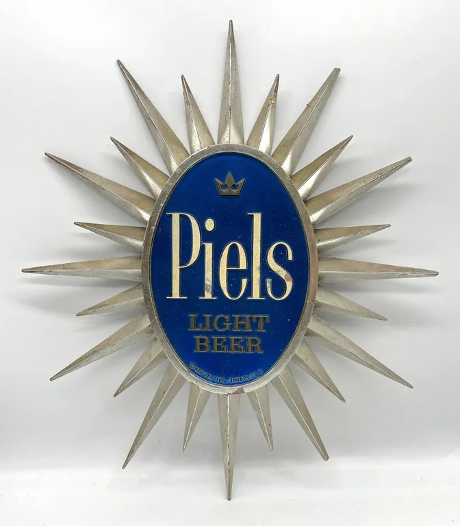 1960 Piels Light Beer Wall Sign