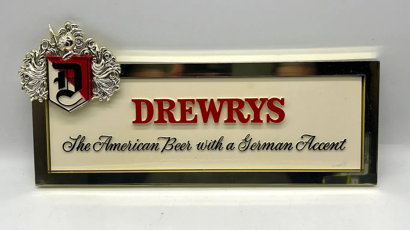 Drewrys Beer Advertising Sign