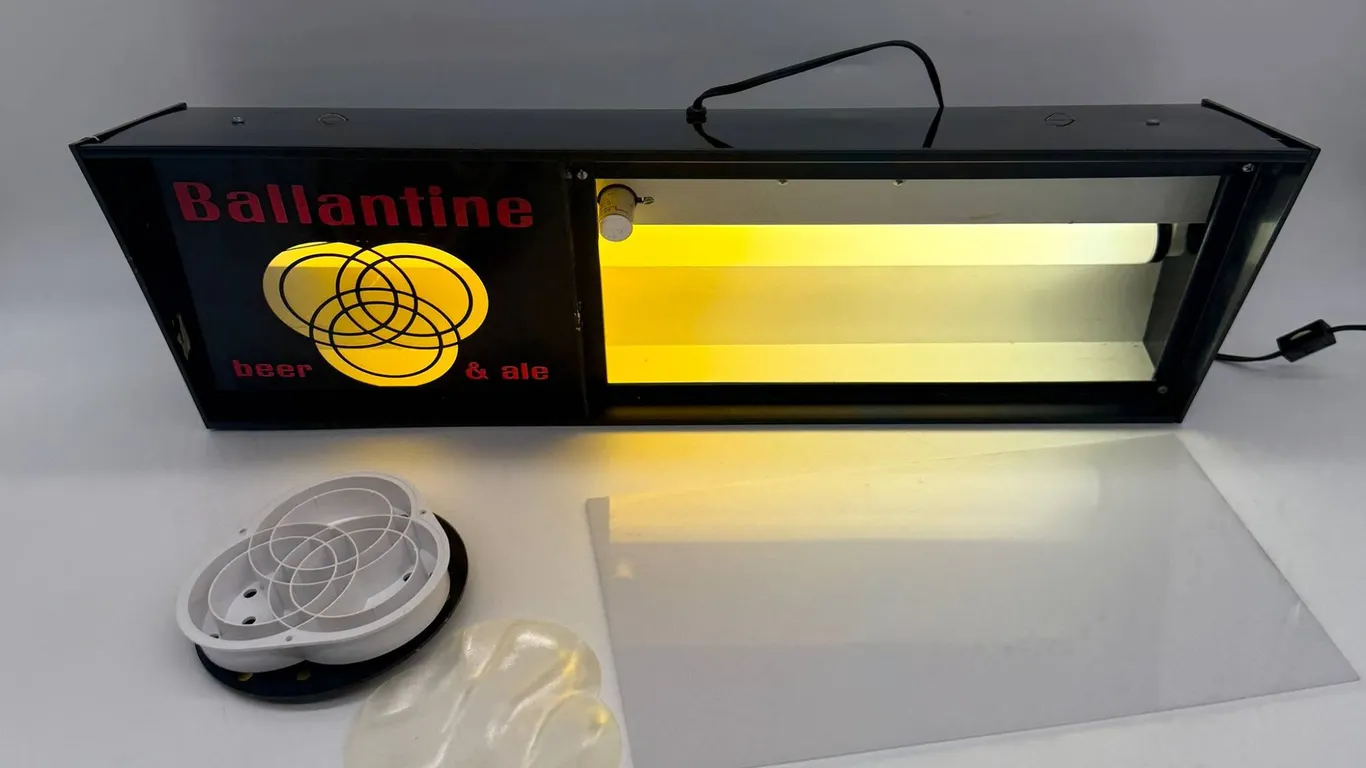 Ballantine Beer & Ale Lighted Beer Sign