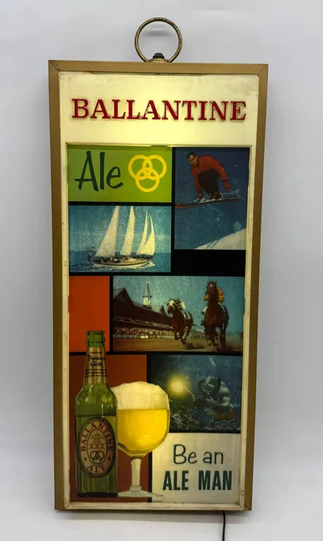 Ballantine Ale Lighted Beer Sign