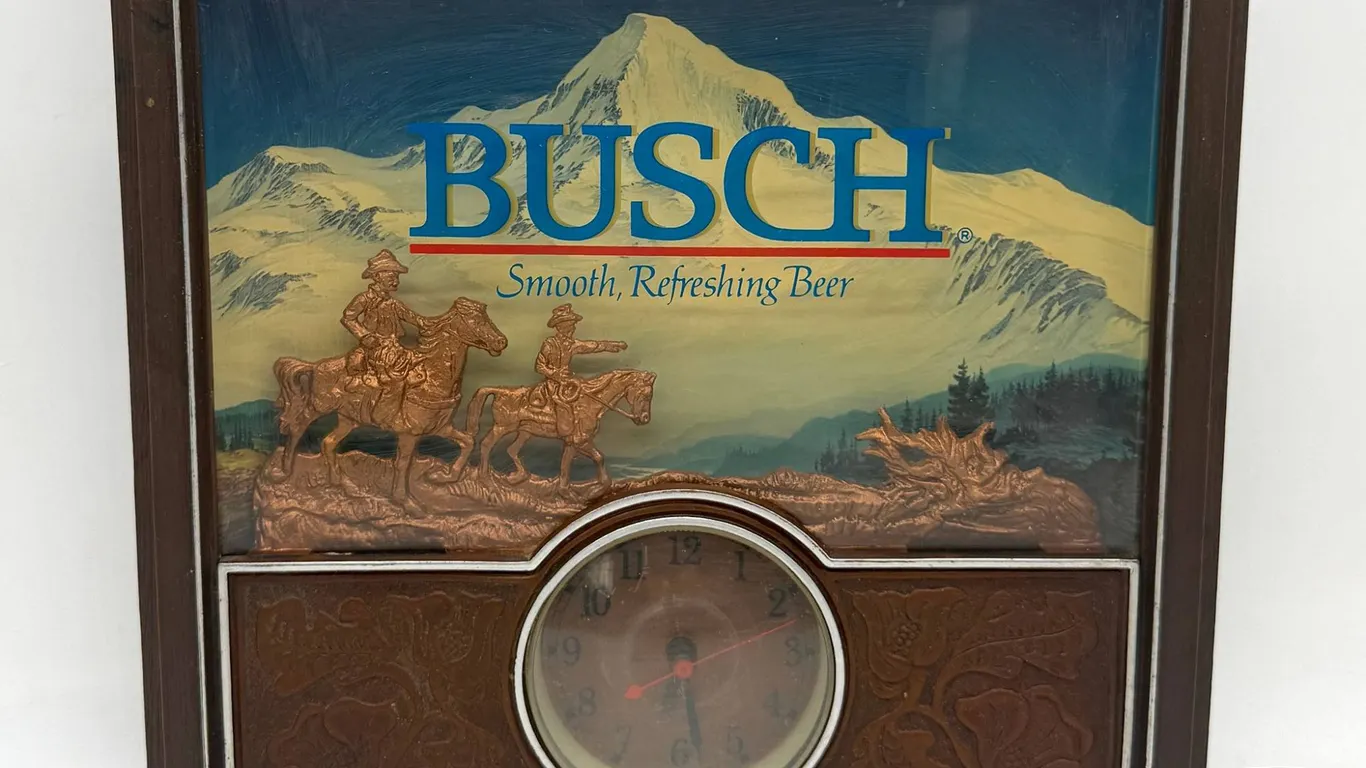 Busch Beer Lighted Wall Clock