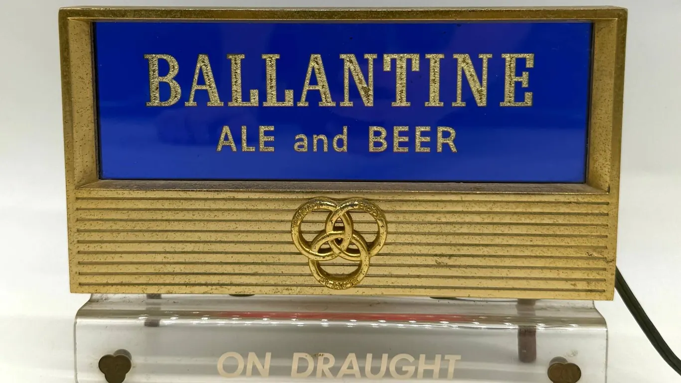 Ballantine Ale and Beer Lighted Bar Sign